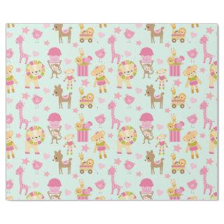 Cute Pattern with Happy Animals & Toys