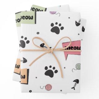 Cute Paw Pattern  Sheets