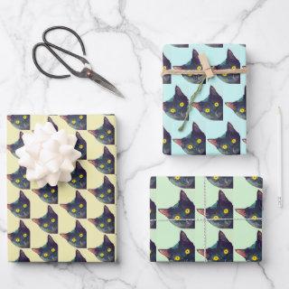 Cute Peeking Cat  Sheets