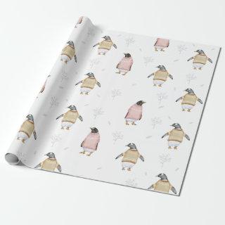 Cute Penguin Bird Winter Sweater Fun Animal Art  W