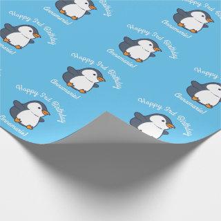 Cute Penguin Winter Kids Birthday Party