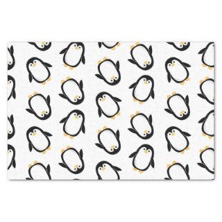 Cute Penguins Pattern Tissue Paper