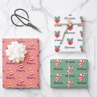 Cute Personalized Christmas  Sheets