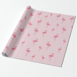 cute pink flamingos pattern