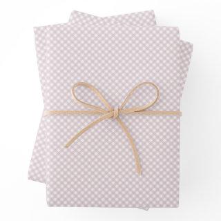 Cute pink gingham simple classic checks baby  sheets