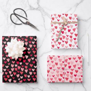 Cute Pink Hearts Love Valentine's Day Patterns  Sheets