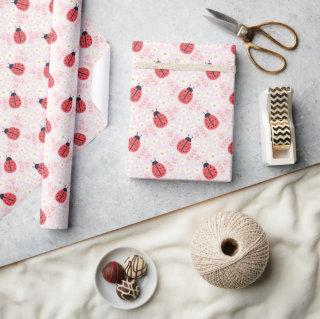 Cute Pink Ladybug  Sheet Set