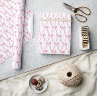 Cute Pink Ribbon Bows Pattern