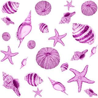 Cute pink seashells tissue paper