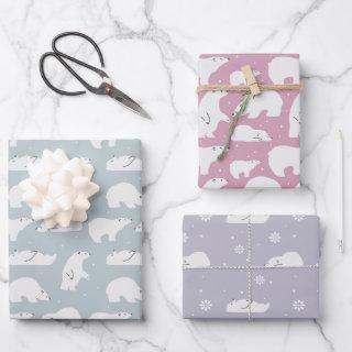 Cute Polar Bear Pattern   Sheets