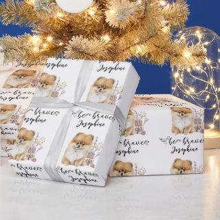 Cute Pomeranian puppy Be brave quote