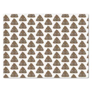 Cute Poop Pattern - Adorable Piles of Doo Doo Tissue Paper