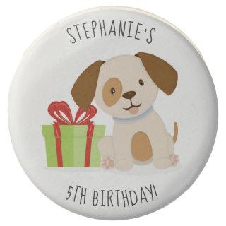 Cute Puppy Birthday Chocolate Covered Oreo