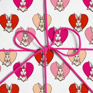 Cute Rabbit & Heart Funny Adorable Valentine's Day