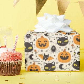 Cute Retro Halloween Pattern