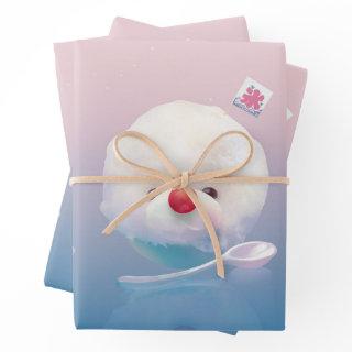 Cute Shaved Ice Dog  Sheets