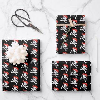 Cute Skull and Crossbones Pattern Pirate Theme  Sheets