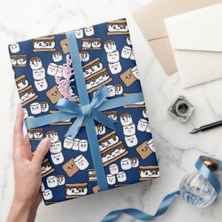 Cute Smores Marshmallow Illustration