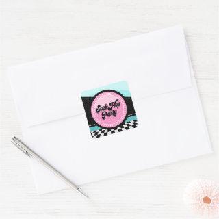 Cute sock hop party eras sticker
