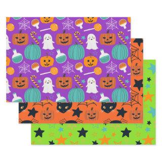 Cute Spooky Fun Halloween Pattern for kids  Sheets