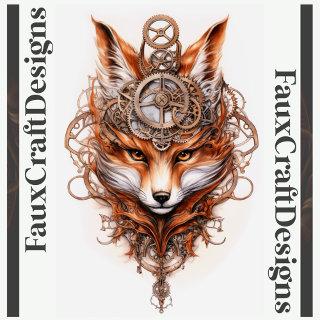 Cute Steampunk Fox 116 Decoupage Tissue Paper