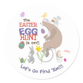Cute Stickers for Easter Egg Hunt Party