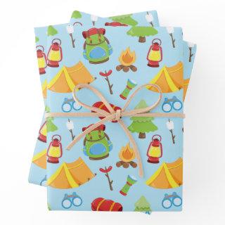 Cute Summer Camp Pattern  Sheets