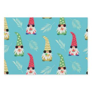 Cute summer gnomes holding fruits pattern   sheets