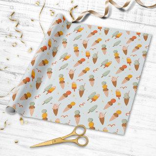 Cute Summer Ice Cream Pattern