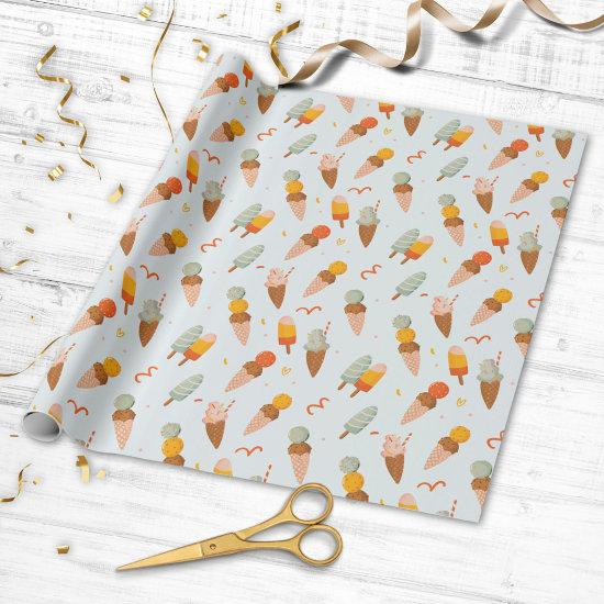 Cute Summer Ice Cream Pattern