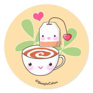 Cute Tea & Teabag Sticker