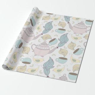 cute teacup and teapot pattern