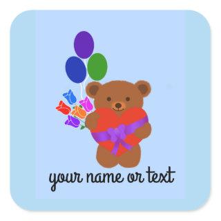 Cute Teddy Bear #3-2 Stickers