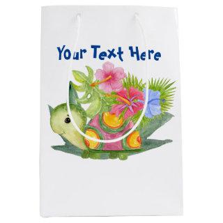 Cute Turtle Medium Gift Bag