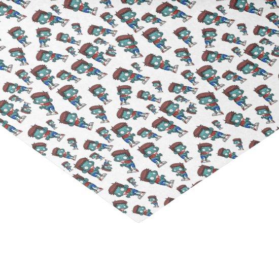 Cute Undead Zombie Pattern Creepy Cool Tissue Paper