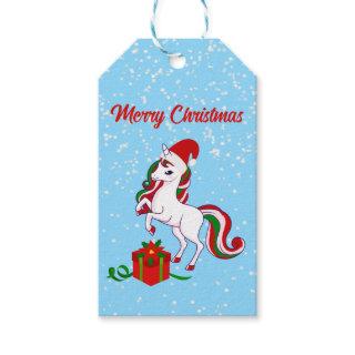 Cute Unicorn Merry Christmas  Gift Tags