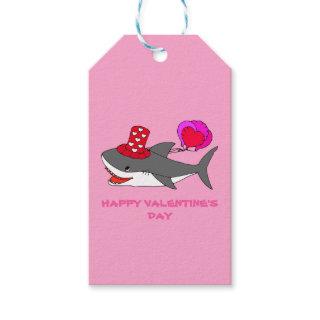 Cute Valentine's Day Shark Gift Tags