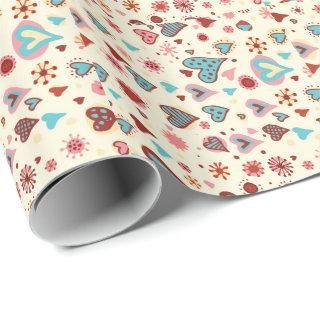 Cute Valentines Hearts Pattern