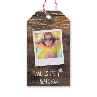 Cute Warm Wishes from Florida 2-Sided Photo Gift Tags