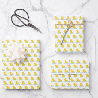 Cute Yellow Duck Baby Shower  Sheets