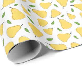 Cute Yellow Pear Pattern