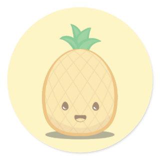 Cute Yellow Pineapple Sticker