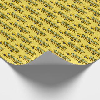 Cute Yellow School Bus Pattern