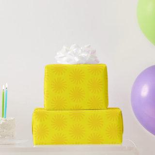 Cute yellow sun pattern modern happy fun bright