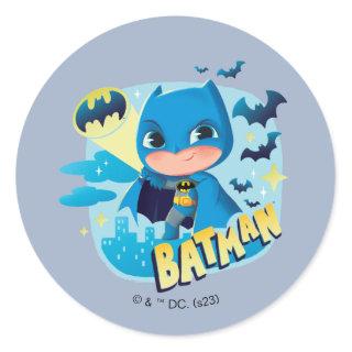 Cuter Than Cute Batman Classic Round Sticker