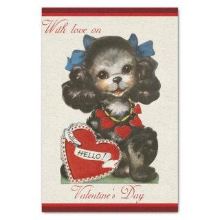 Cutest Valentine's Puppy Ever!! Tissue Paper