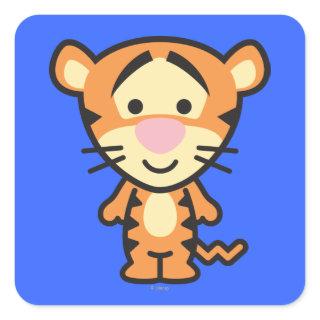 Cuties Tigger Square Sticker