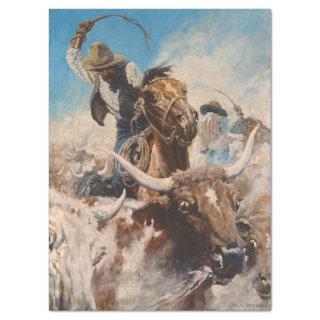 Cutting Out by Newell Convers Wyeth Tissue Paper