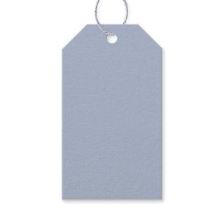 cyan-bluish gray/cobalt bluish gray (solid color) gift tags