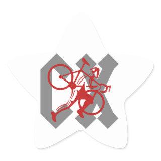 Cyclocross Star Sticker